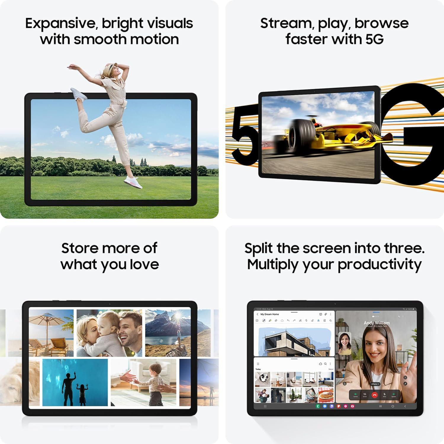 Samsung Galaxy Tablet A9+ 5G 8GB 128GB Silver