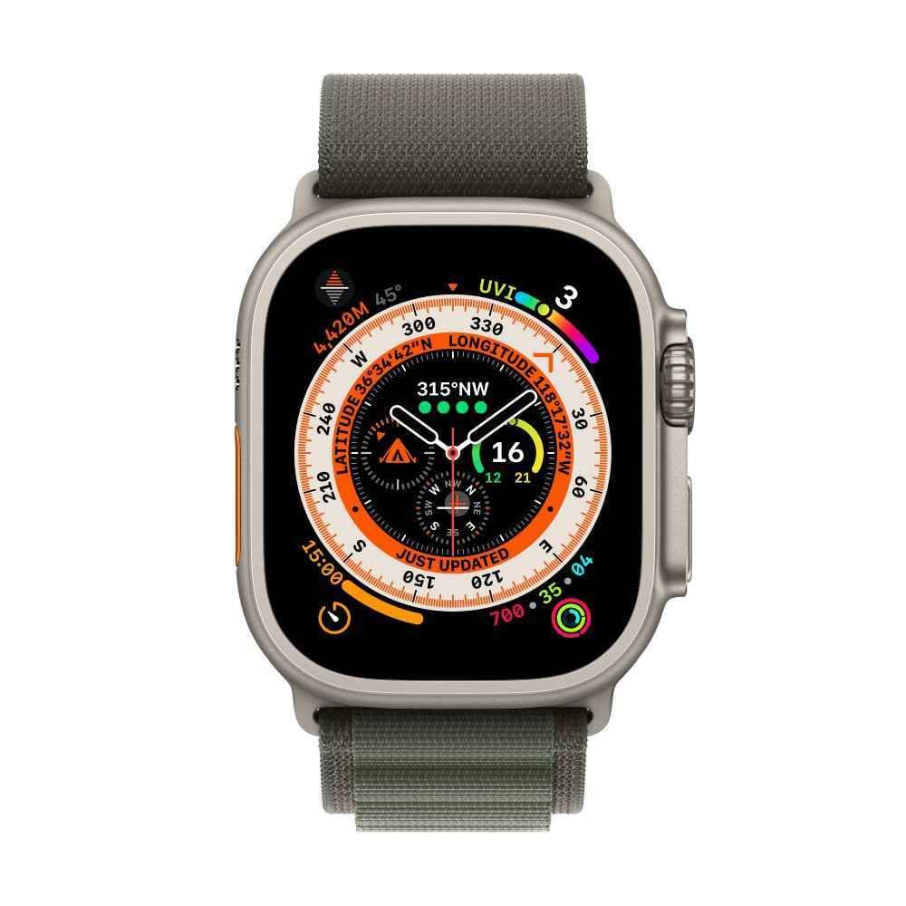 Buy Apple Watch Ultra GPS + Cellular 49mm Titanium Case with Green 